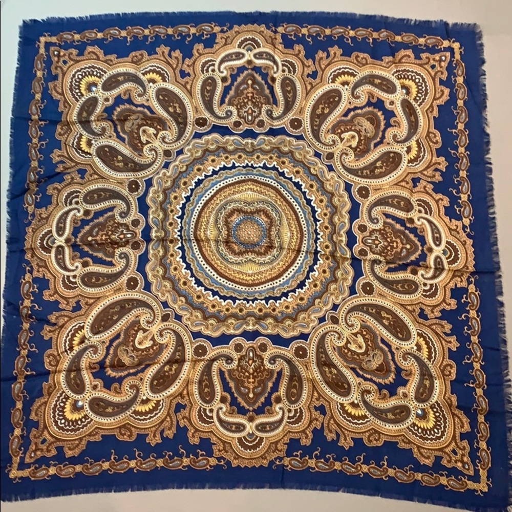 Vintage Lord & Taylor Wool Scarf Made in Italy